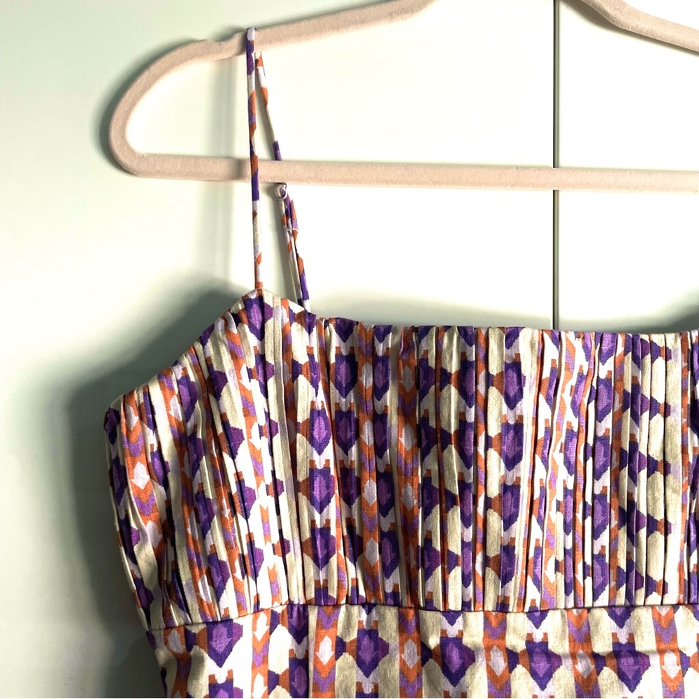 Anthropologie Maeve Ophelia Sleeveless Linen Blend Slim Mini Dress Size 10 NWT - Picture 6 of 11